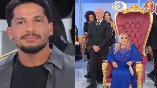 In foto Gianmarco e Tina a U&D (screenshot &copy; Canale 5)