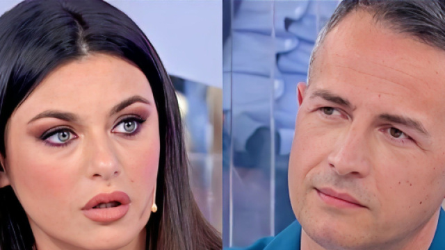Gloria Nicoletti e Riccardo Guarnieri - screenshot &copy; Canale 5.