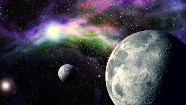 Luna, Terra e Sole allineati nel firmamento - &copy; Pixabay