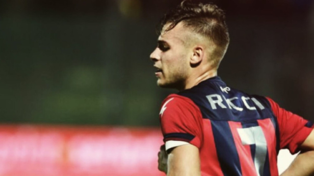 Federico Ricci con la maglia del Crotone - &copy; Youtube.Com