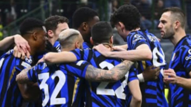 L'Inter esulta dopo il goal del 3-0 firmato da Lautaro Martinez &copy; Instagram