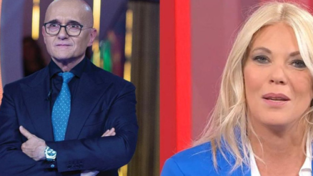 In foto Alfonso Signorini ed Eleonora Daniele &copy; Mediaset-Rai.