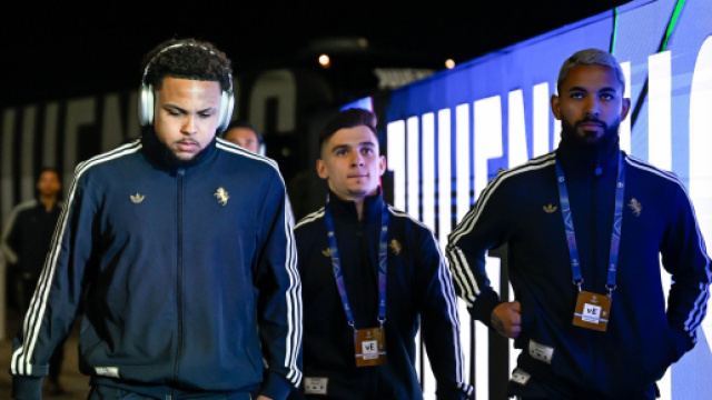 Weston McKennie, Francisco Conceicao e Douglas Luiz. Foto &copy; Juventus FC