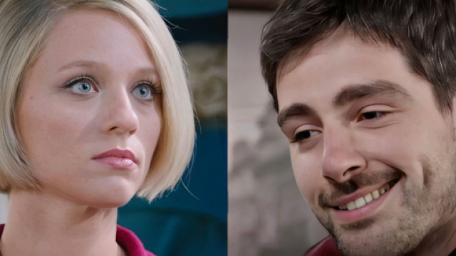 Irene Cipriani e Leonardo Crespi - screenshot &copy; Rai 1.