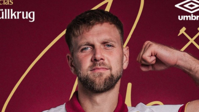 Niclas Fullkrug, attaccante del West Ham. Foto &copy; West Ham
