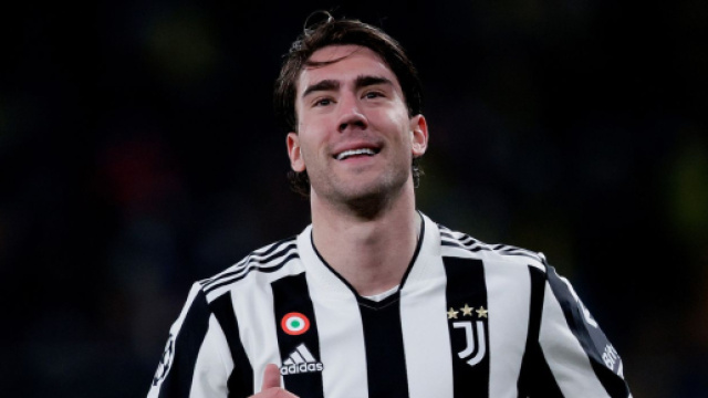 Dusan Vlahovic, attaccante della Juventus. Foto &copy; Sky Sport