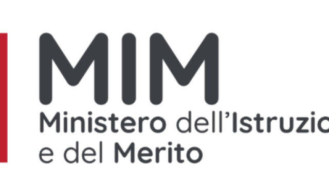 Il logo del MIM - &copy; sito Ministero dell'Istruzione e del Merito.