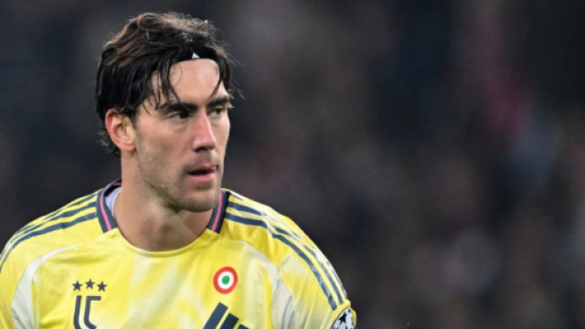 Dusan Vlahovic, attaccante della Juventus. Foto &copy; Sky Sport