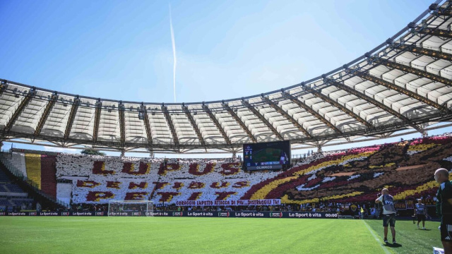 La curva Sud all'Olimpico &copy; Facebook