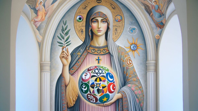 Numero 8 della Smorfia napoletana, 'a Maronna per il Cancro. &copy; Immagine creata con Dall-E