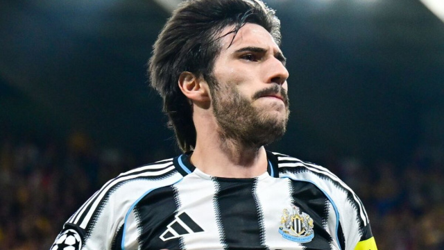 Sandro Tonali, centrocampista del Newcastle. Foto &copy; Newcastle