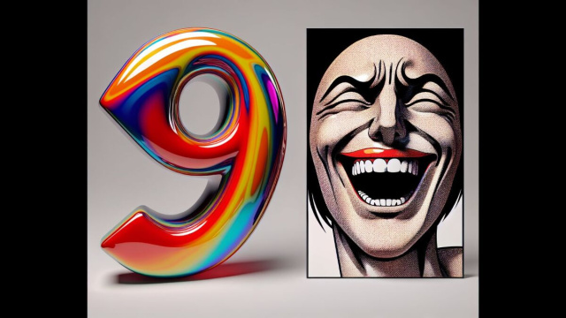 Numero 19 della Smorfia napoletana, risata per l'Ariete. &copy; Immagine creata con Dall-E