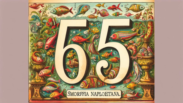 Numero 65 della Smorfia napoletana, 'o chianto. &copy; Immagine creata con Dall-E