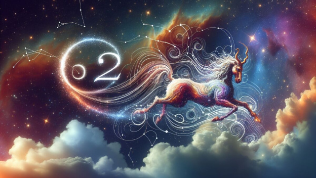 Numero 62 della Smorfia napoletana, il Sagittario e 'o muorto acciso. &copy; Immagine creata con Dall-E