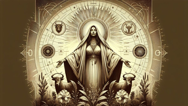 Numero 8 della Smorfia napoletana, 'a Maronna. &copy; Immagine creata con Dall-E