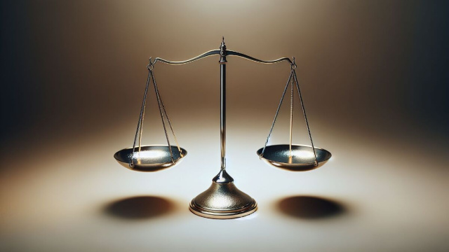 La Bilancia orchestra l'armonia celeste, invitando all'equilibrio tra mente e cuore. &copy; Immagine creata con Dall-E