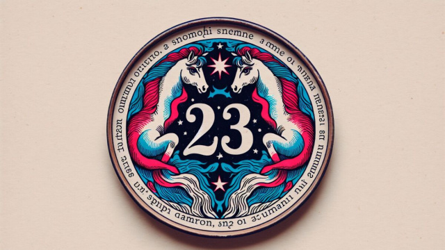 Numero 23 della Smorfia napoletana, o scemo, per i Gemelli delle stelle. &copy; Immagine creata con Dall-E