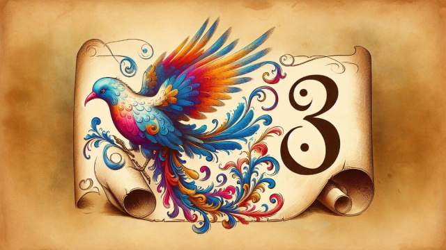 Numero 35 della Smorfia napoletana, 'o auciello per il Leone. &copy; Immagine creata con Dall-E