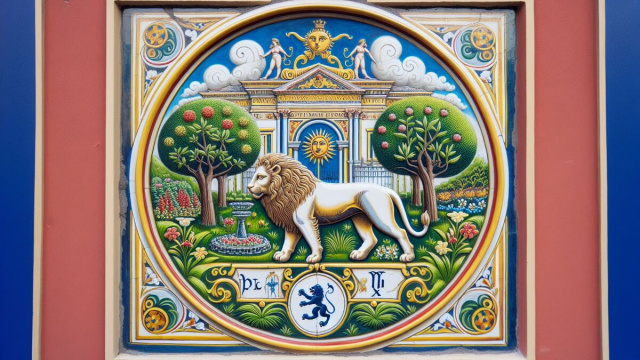 Numero 51 della Smorfia napoletana, 'o ciardino. &copy; Immagine creata con Dall-E