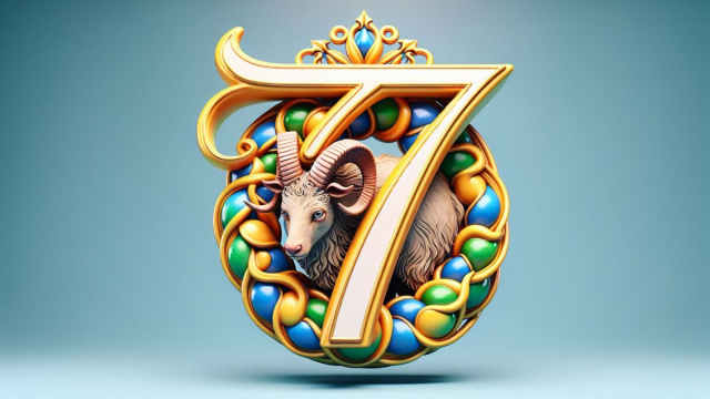 Numero 71 della Smorfia napoletana, l'ommo 'e mmerda, per l'Ariete. &copy; Immagine creata con Dall-E