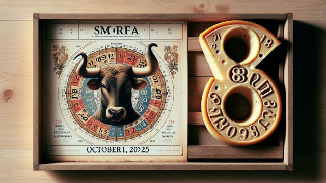 Numero 88 della Smorfia napoletana, 'i caciocavalli' per il Toro. &copy; Immagine creata con Dall-E