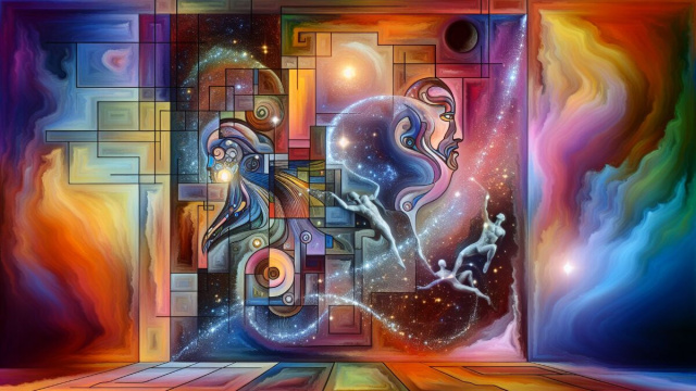 Oggi l'inventiva dei Gemelli guida una giornata di dialoghi stimolanti. &copy; Immagine creata con Dall-E