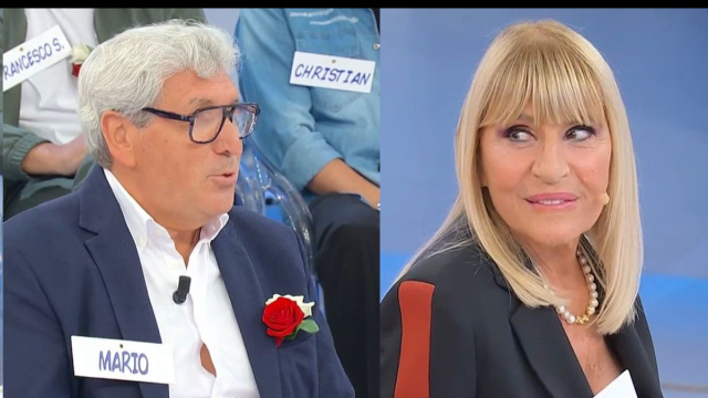 Mario Lenti e Gemma Galgani &copy; Canale 5.