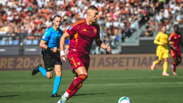 Artem Dovbyk, attaccante della Roma. Foto &copy; Roma