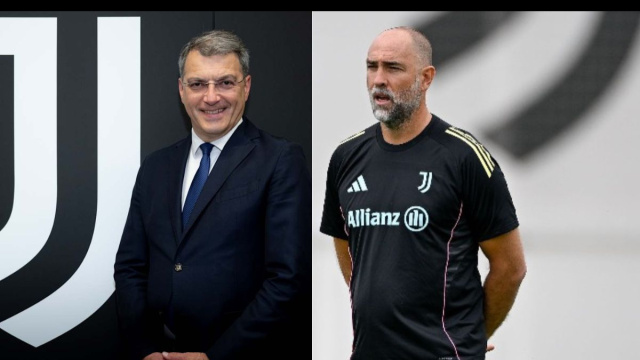 Damien Comolli e Igor Tudor &ndash; Foto &copy; Juventus.