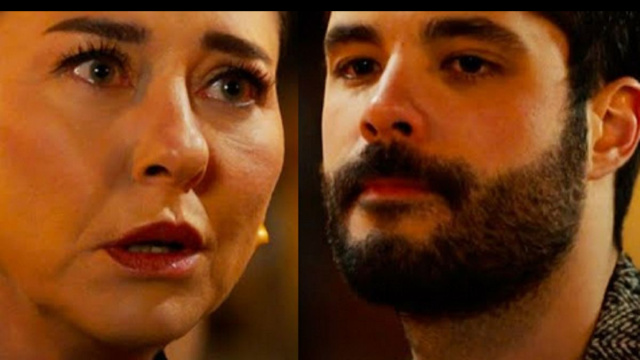 In foto Sumru ed Esat in La notte nel cuore &copy; Mediaset.