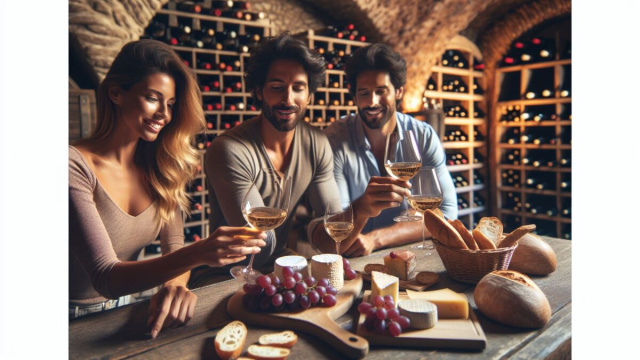 Numero 45 della Smorfia napoletana, 'o vino bbuono per la Bilancia. &copy; Immagine creata con Dall-E