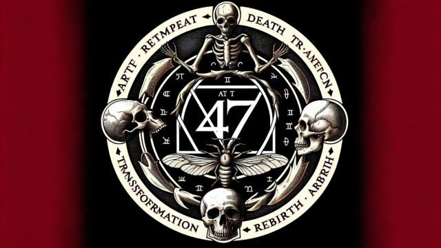 Numero 47 della Smorfia napoletana, 'o muorto, per l'Ariete. &copy; Immagine creata con Dall-E