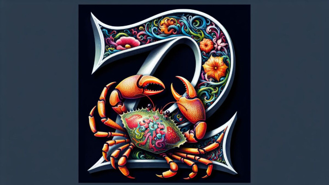 Numero 72 della Smorfia napoletana, sorpresa per il Cancro. &copy; Immagine creata con Dall-E