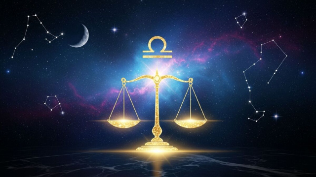 Segno zodiacale della Bilancia - immagine creata con &copy; Whisk AI.