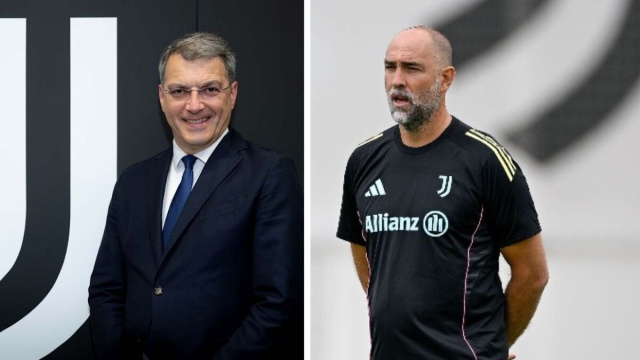 Damien Comolli e Igor Tudor. Foto &copy; Juventus