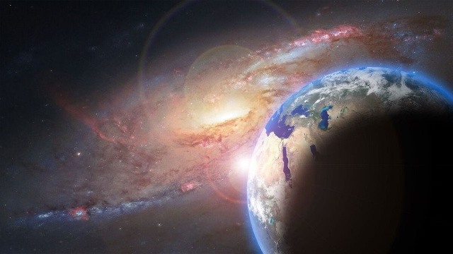 La Via Lattea illumina la Terra &copy; Pixabay.