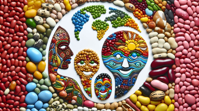 Numero 10 della Smorfia napoletana, 'e fasule. &copy; Immagine creata con Dall-E