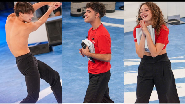 In foto Tommaso, Frasa e Matilde, allievi di Amici &copy; Mediaset