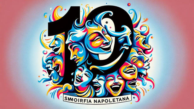 Numero 19 della Smorfia napoletana, Acquario e 'a risata &copy; Immagine creata con Dall-E