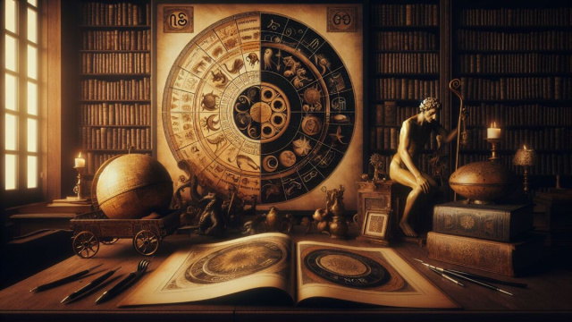 Numero 6 della Smorfia napoletana, Cancro e chella ca guarda 'nderra. &copy; Immagine creata con Dall-E