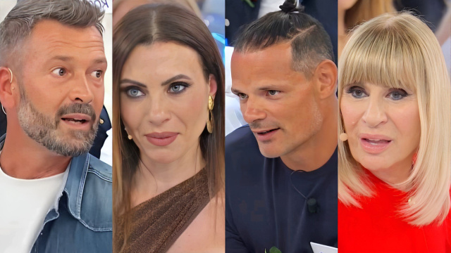 Roberto, Agnese, Federico e Gemma - screenshot &copy; Canale 5