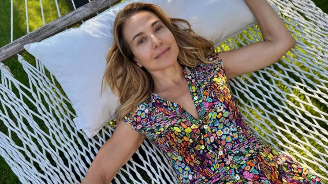 Barbara D'Urso in foto su Instagram.