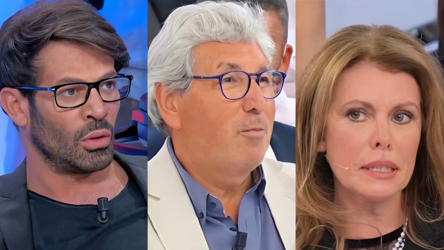 Gianni Sperti, Mario Lenti e Cinzia Paolini - screenshot &copy; Canale 5