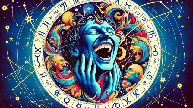 Numero 19 della Smorfia napoletana, 'a risata. &copy; Immagine creata con Dall-E