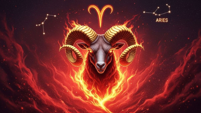 Segno zodiacale dell'Ariete - immagine creata con &copy; Whisk AI.