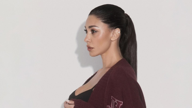 Belen Rodriguez ritratta su Facebook.