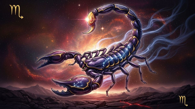 Il segno zodiacale dello Scorpione - &copy; immagine creata con Whisk AI.