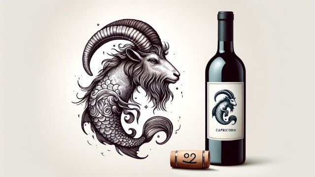 Numero 45 della Smorfia napoletana, 'o vino bbuono. &copy; Immagine creata con Dall-E