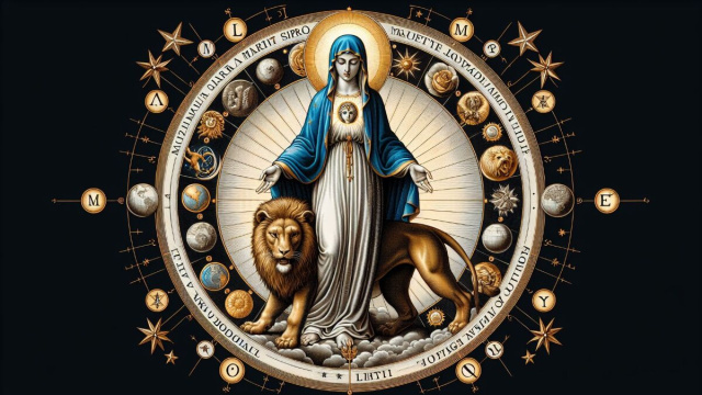 Numero 8 della Smorfia napoletana, 'a Maronna. &copy; Immagine creata con Dall-E