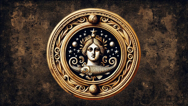 Numero 8 della Smorfia napoletana, 'a Maronna per i Pesci. &copy; Immagine creata con Dall-E